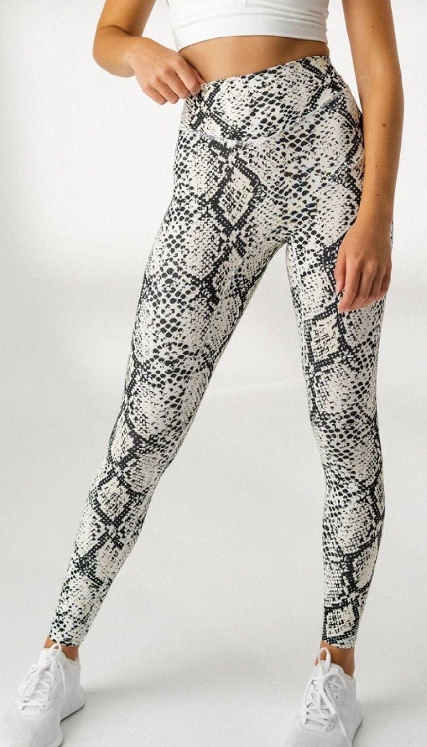 Balance Athletica Ascend Legging Pant Kingdom Collection Python Snake size S
