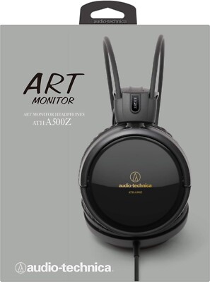 Audio-Technica ATH-A500Z Art Monitor Headphones Black Shipping
