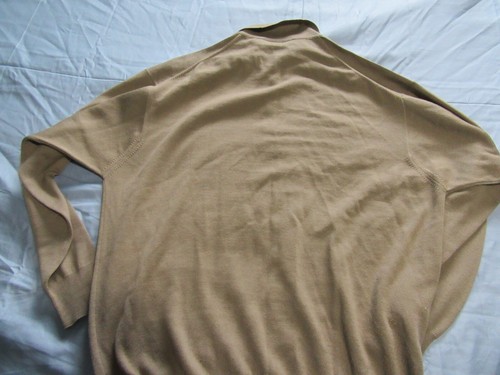 Mens Vtg Ermenegildo Zegna Lana Merino Extra Fine Long Sleeve Wool Polo Shirt XL - Picture 7 of 7