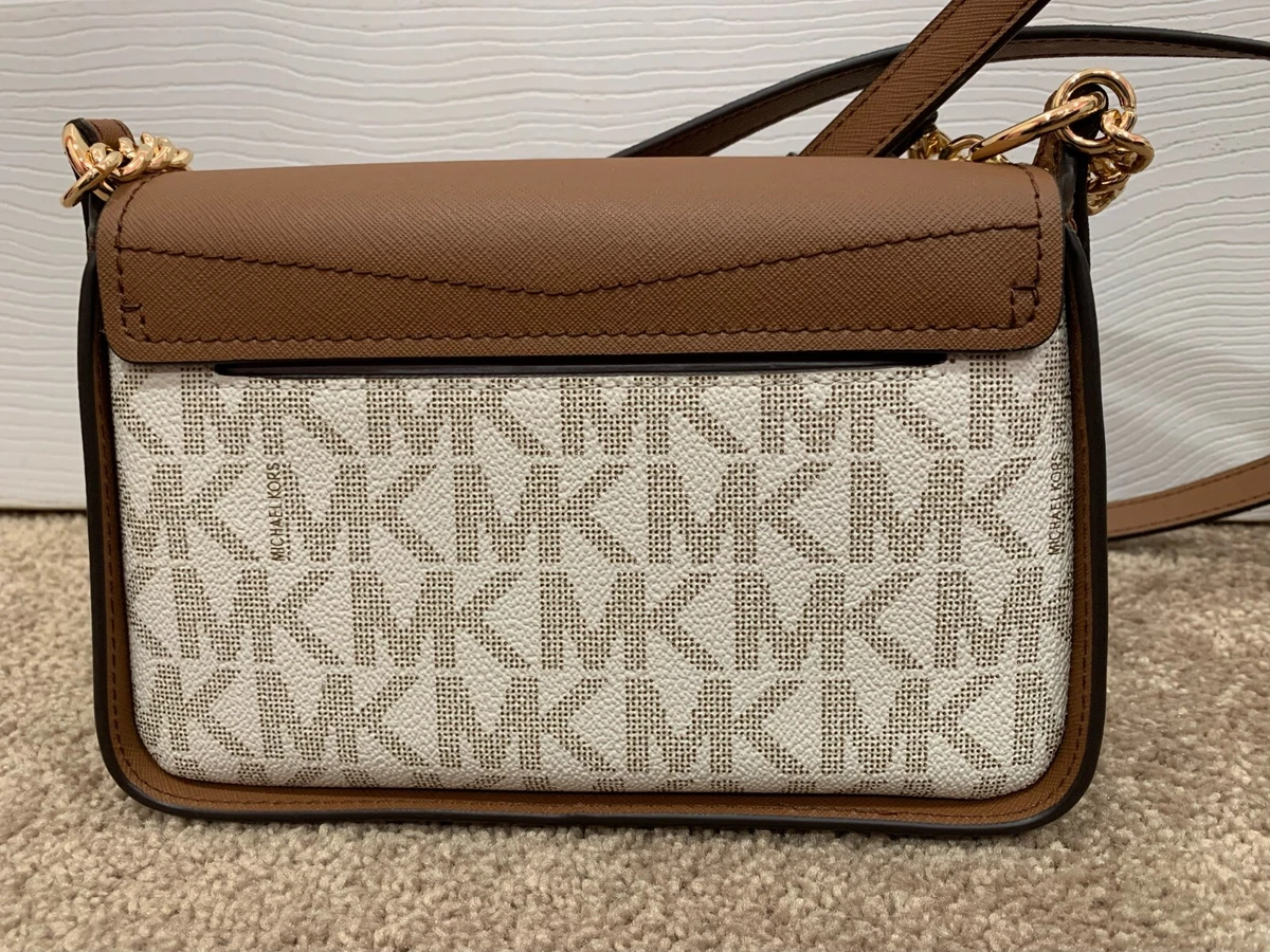 Michael Kors Jet Set Large Logo Crossbody Bag | eBay