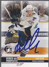 Montreal Canadiens LARS ELLER Signed Heroes & Prospects Card