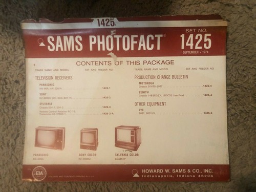 Sams Photofact Podręczniki serwisowe telewizji i radia (1400-1499) ZAKTUALIZOWANE 17 marca - Zdjęcie 28 z 101