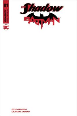 Blank The SHADOW and BATMAN #1 VARIANT Sketch 9.4 NM Timpano Ship Fast