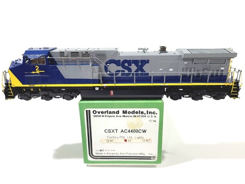 Overland OMI CSX GE AC4400CW CSX Transporte #2 HO Latón Modelo #6527.1 | Zustand: Used