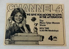 1979 KNBC tv ad ~ MARY TYLER MOORE SHOW Moore to love in the afternoon