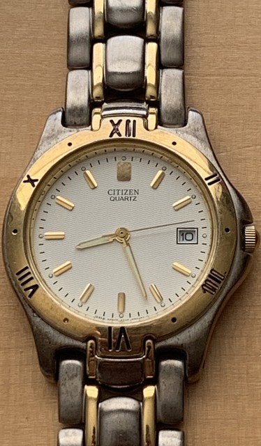 citizen quartz watch gold vintage