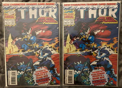 The Mighty Thor #18 Annual Sealed 1993 Marvel Comics *Two Comics One Price*