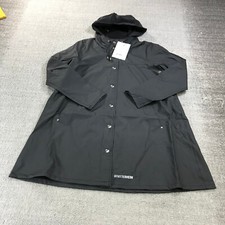 New Stutterheim Jacket Womens 2xs Xxs  Raincoat Hoodie Lightweight Mosebacke