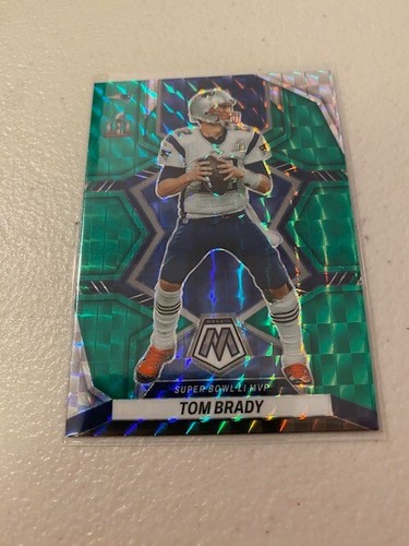 2022 Panini Mosaic - Super Bowl MVPs Green Mosaic Prizm #292 Tom Brady