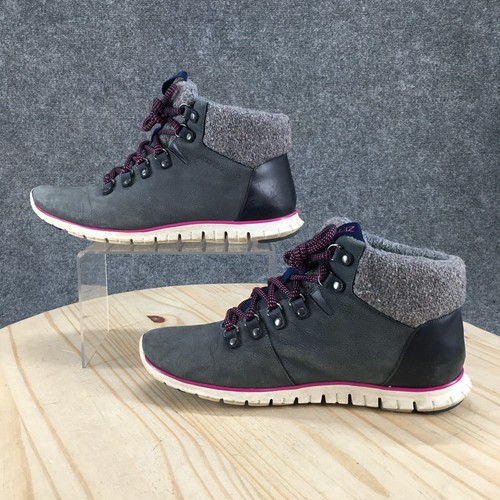 Cole Haan Boots Womens 9 B Zerogrand Waterproof Hiking Gray Ankle Top W17874 - Picture 2 of 19