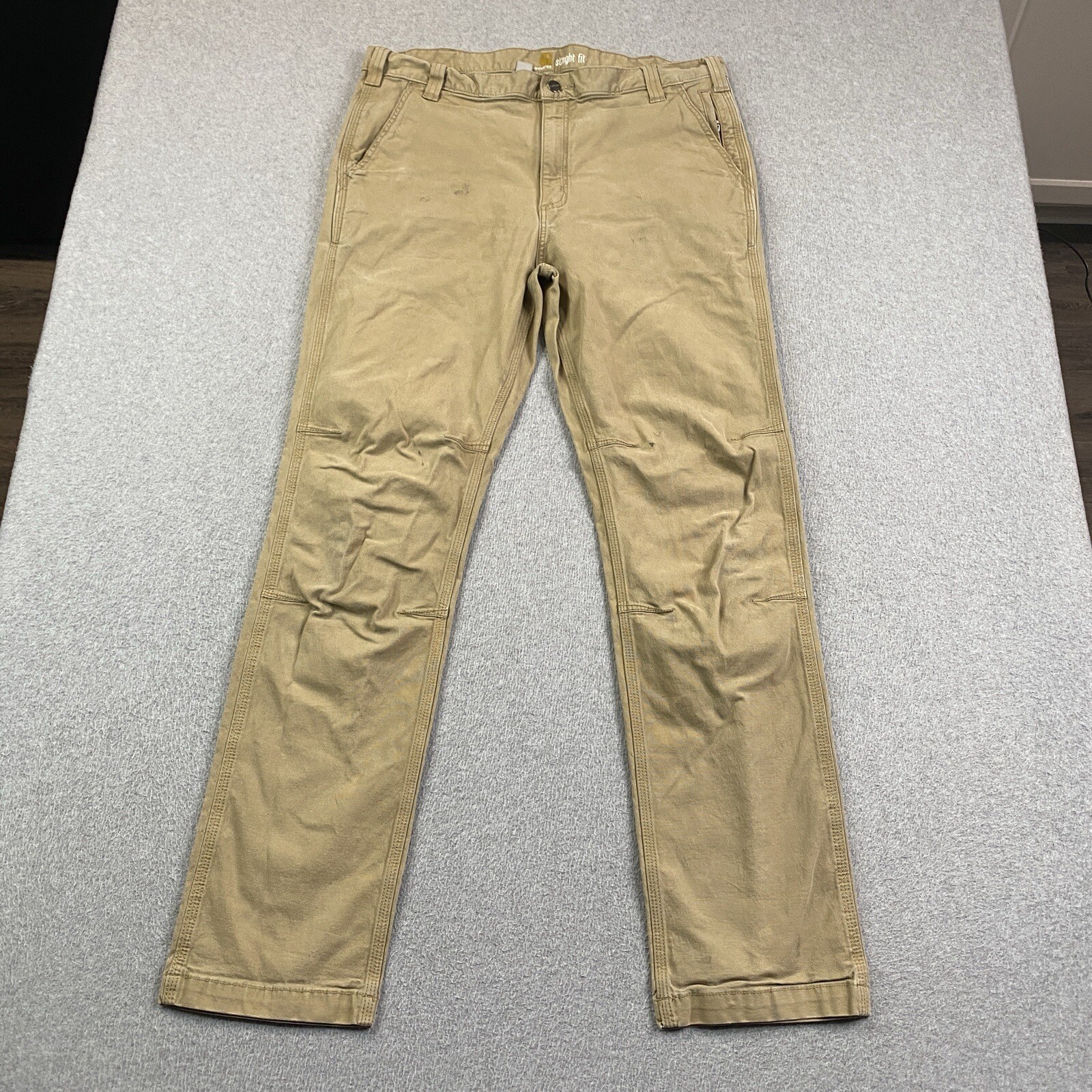 Carhartt Rugged Flex Canvas Stretch Pants for Men 38x34 Fits 36x32 Thrash Grunge Style