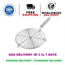 Girarrosto in filo di acciaio inox, Papad Jali, Roti Grill, Chapati, Grill Pollo C8072