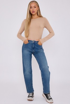 Ex M&S Straight Jeans Stretch Denim Per Una Lyocell Women Ladies Size UK