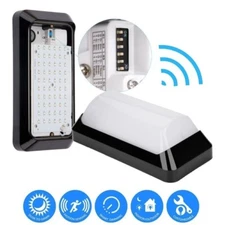 Radar Sensor Dimmable Dusk to Dawn Ceiling Bathroom In/ Outdoor LED Light 5000K