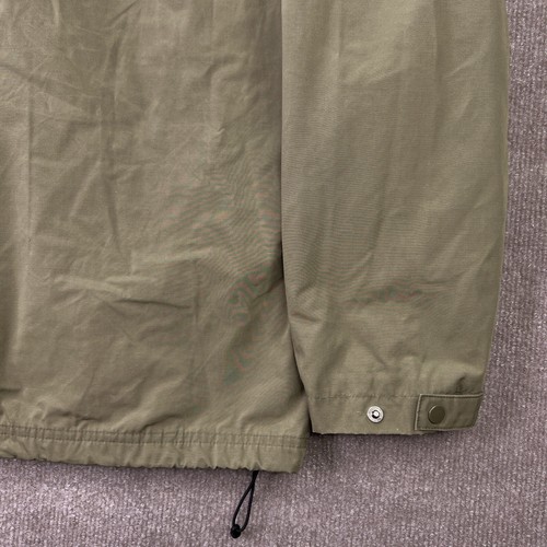 Nike Jacket Mens L Green Snap Closure Hood Utility Pocket Flannel Lined - Picture 6 of 12