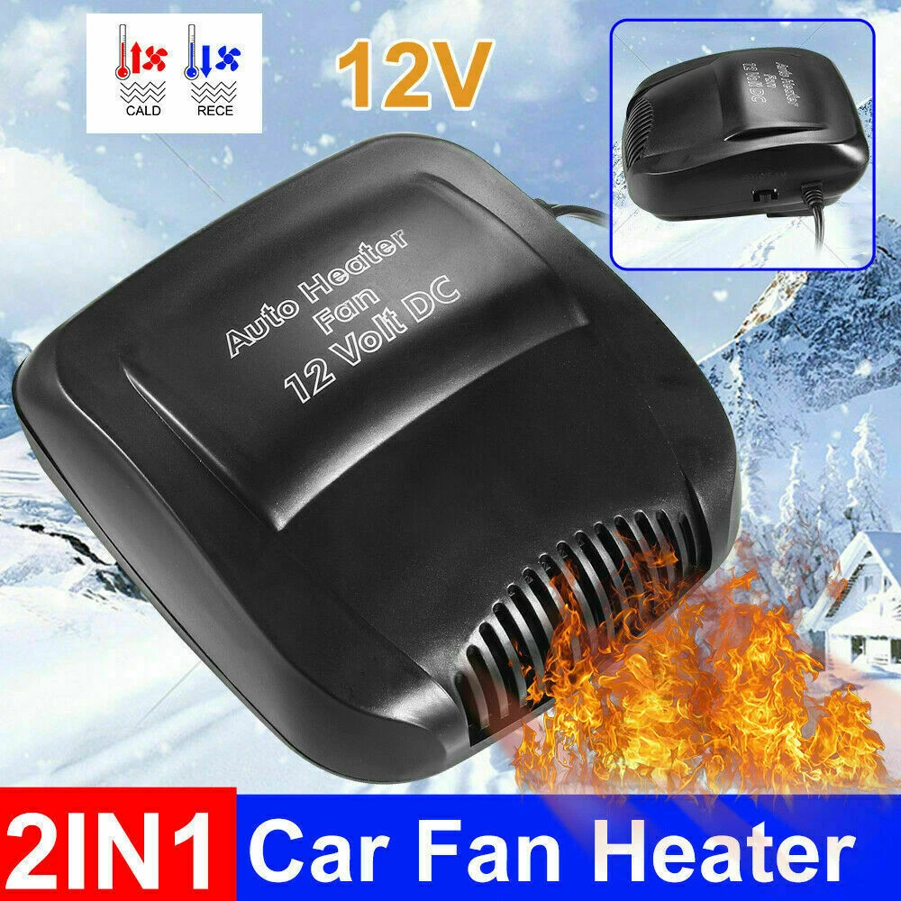 12V, 12.5A DC Car Auto Portable Electric Heater Cooling Fan Defroster  Demister | eBay