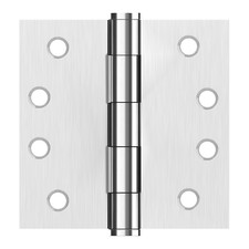 4.5" x 4.5" Commercial Door Hinge Square Plain Bearing Non Removable Pin