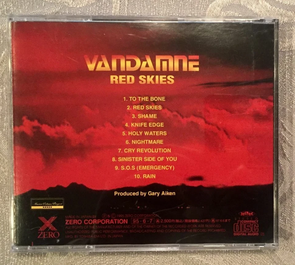 Vandamne - Red Skies CD (Original Japan First Pressing w/OBI) Dokken - Icon - Image 2 of 4