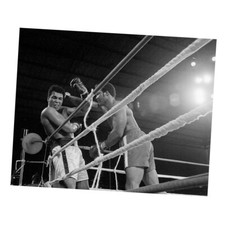 Muhammad Ali and George Forman FINE ART Celebrities Photo Glossy Size 8X10 I069 