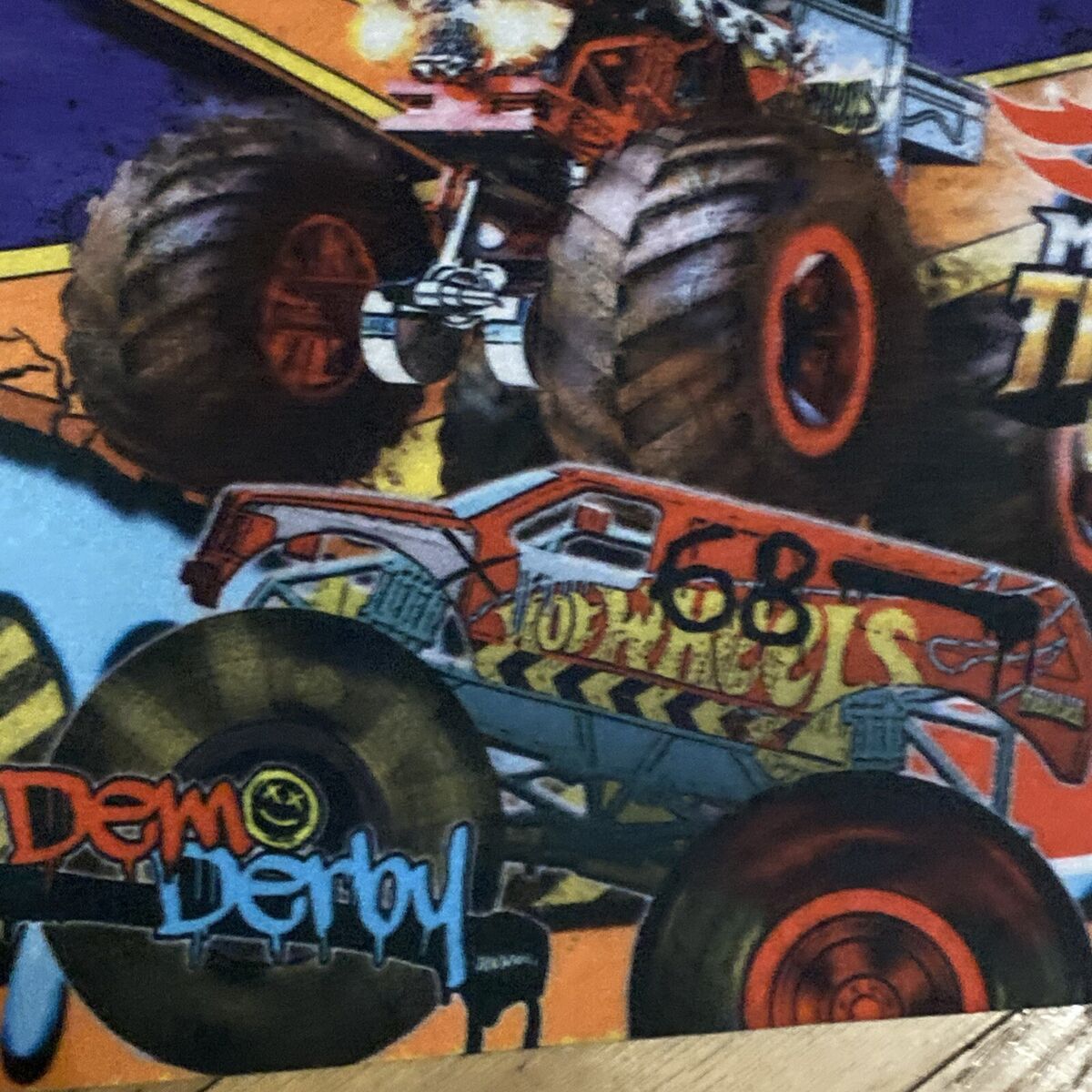 HOT WHEELS MONSTER TRUCKS LIVE Pennant Flag - Tiger Shark HOT WHEELS MONSTER TRUCKS LIVE Pennant Flag - Tiger Shark