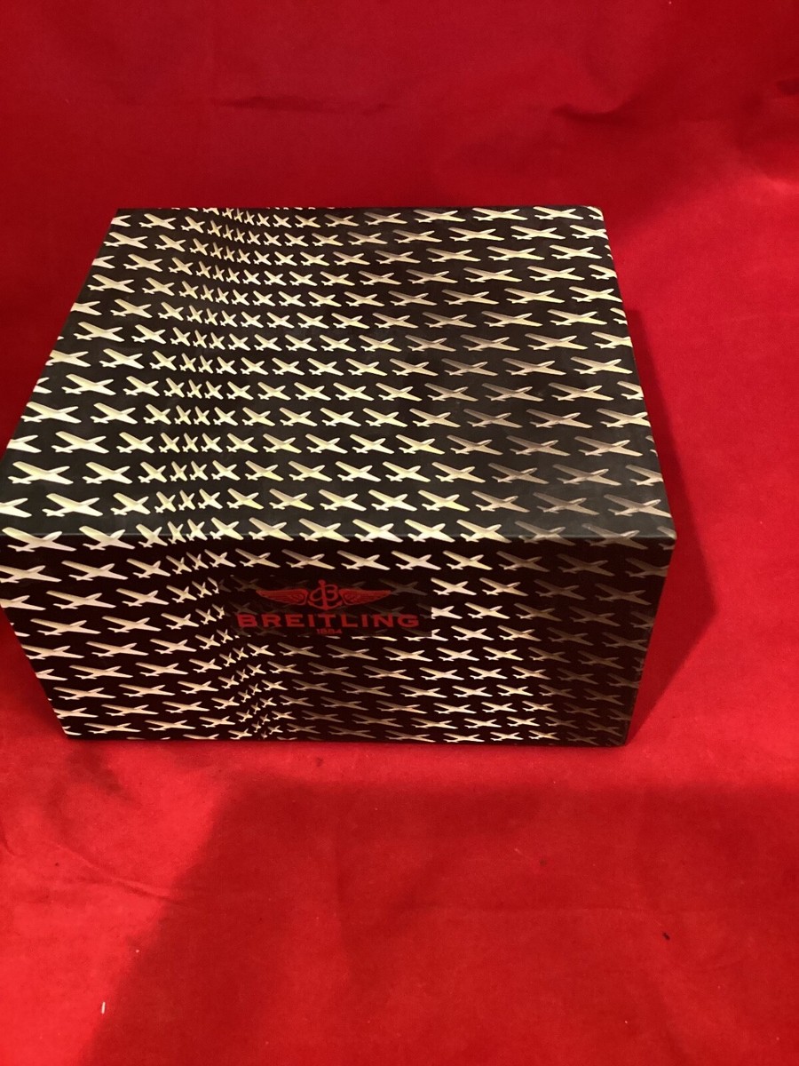 Boîte Breitling En Bakélite Neuve - Coffret Lourd Et Complet - Pour Montre De Collection