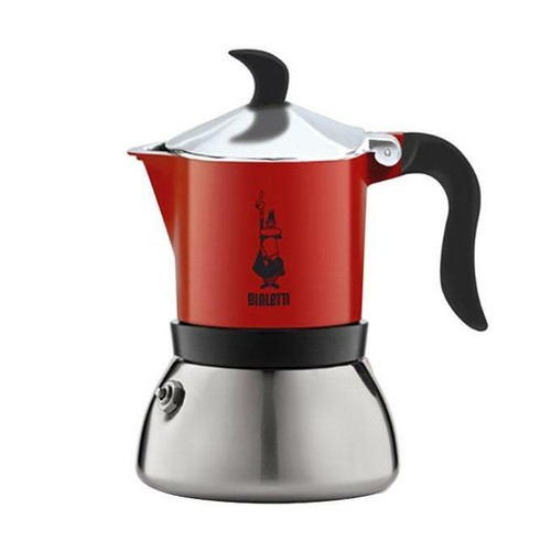 Bialetti Caffettiera Fiammetta Rossa Per Induzione 3 Tazze 8006363027069 |  eBay
