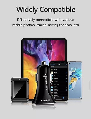 36W Fast Charging Car Charger PD 3.0 USB Type-C Cigarette Lighter Adapter Cables - Zdjęcie 9 z 18