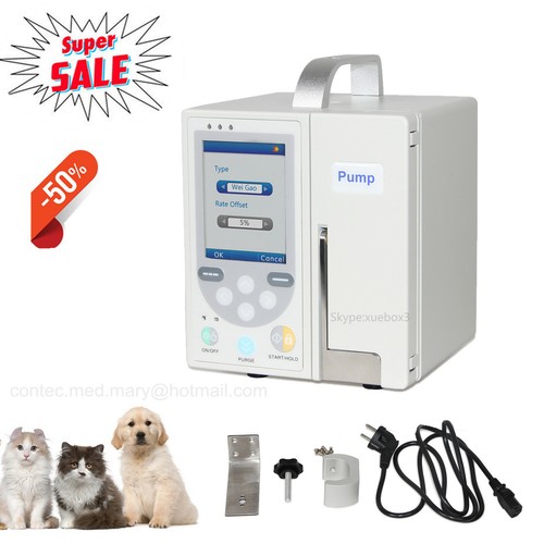 SP750 VET Infusion Pump Animal Standard IV Fluid Medical Control with