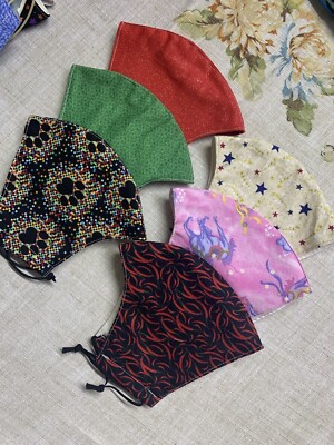 Handmade 100%-Cotton/Cloth/Fabric Washable/Reusable Face mask, Made in Texas
