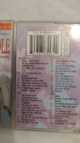 NAT KING COLE/THIS IS-40 GREAT TRACKS.DOUBLE CASSETTE SET.EMI 1995 EMI MFP LABEL - Picture 2 of 3