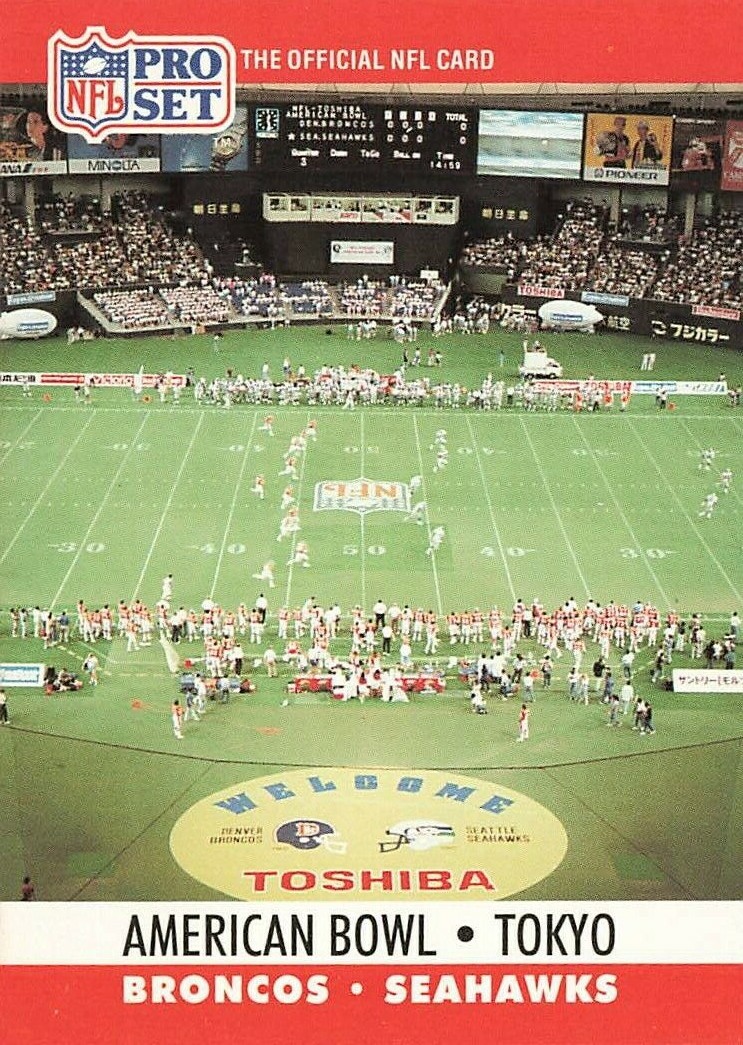 1990 Pro Set #783 American Bowl/Tokyo | eBay