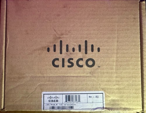 Cisco VIC-4FXS/DID Voice Interface Card for 2801 2811 2821 2851 3825 3845 Router