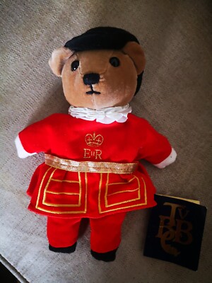 NEU. THE VELVETEEN BEAR COMPANY. BEEFEATER BEAR. 8,5''