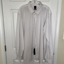Arrow White Slim Fit Long Sleeve Button Down Dress Shirt Men's Size XXL- NWT