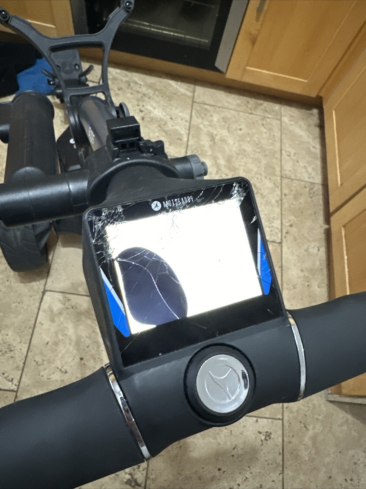 2022 Motocaddy M5 GPS ELECTRIC GOLF TROLLEY 28V LITHIUM BATTERY, Broken