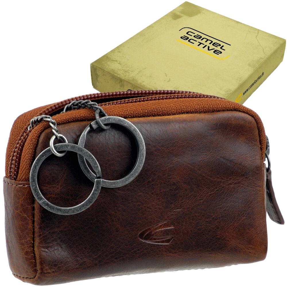 キーホルダー・キーリング depound Leather Multi Case Keyring Camel DP2412PC001MCAXX Camel Active Key Case Folder Wallet Bag Pouch 2x Ring | eBay