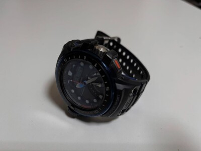 Casio G-Shock Gulfmaster GWN-Q1000A-1AJF black blue Watch for Men