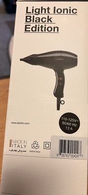 USED 3900 Light Ionic Edition Hair Dryer - Black by Elchim for Unisex - 1 Pc