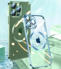 Magnetic Wireless Lens Protector TPU Back Cover Case For iPhone14 Pro Max 13