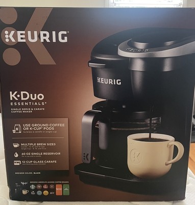 Keurig K-Duo Single Serve K-Cup Pod and Carafe Coffee Maker -Black (5000204976)