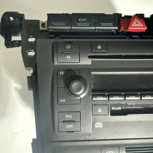 AUDI A4 B6 B7 2002-2008 CLIMATE HEATER TEMP AC CONTROL Radio Center Cup Holder - Picture 3 of 13