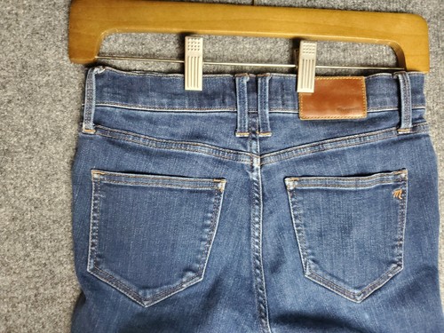 Madewell Skinny Skinny Größe 24 (tatsächlich 26x28) 7,5" Low Rise Distress Jeans A7 - Bild 3 von 5
