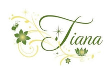 4 Inch Tiana Decal Sparkle Glitter Disney Princess the Frog Removable Peel Self