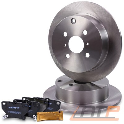 BREMSSCHEIBEN VOLL Ø269 + BREMSBELÄGE HINTEN FÜR TOYOTA PRIUS YARIS P1 +VERSO