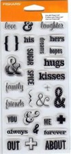 Fiskars 103640-1001 This  That Clear Stamps 4  x 8  