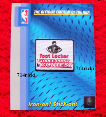 2016 NBA All Star Game Foot Locker Three Point Contest small patch Official