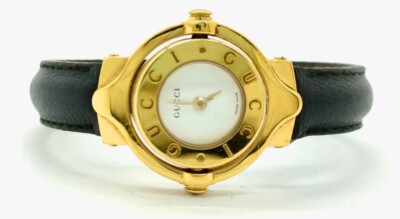 Gucci Watch 6600L Ladies reversible Turn Face Bangle Pink  display picture 2