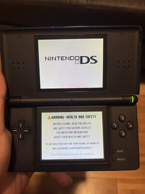 Nintendo DS Lite Cobalt Blue Handheld Video Game System USG-001 Tested