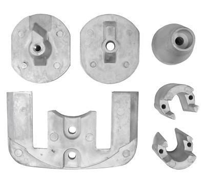 Tecnoseal AK Anodensatz Aluminium für YANMAR Z-Antriebe Stern Drive Anoden Kit