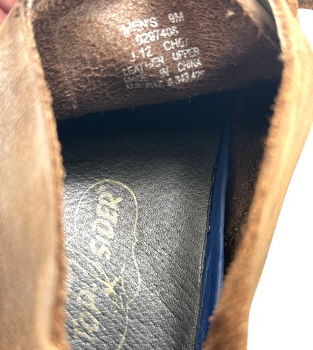 Sperry Topsider Newman Chukka Brown Leather Mens Shoes Size 9M - Picture 7 of 8
